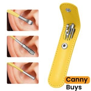 6-Piece Stainless Steel Ear Cleaning Tool Set - Canny Buys