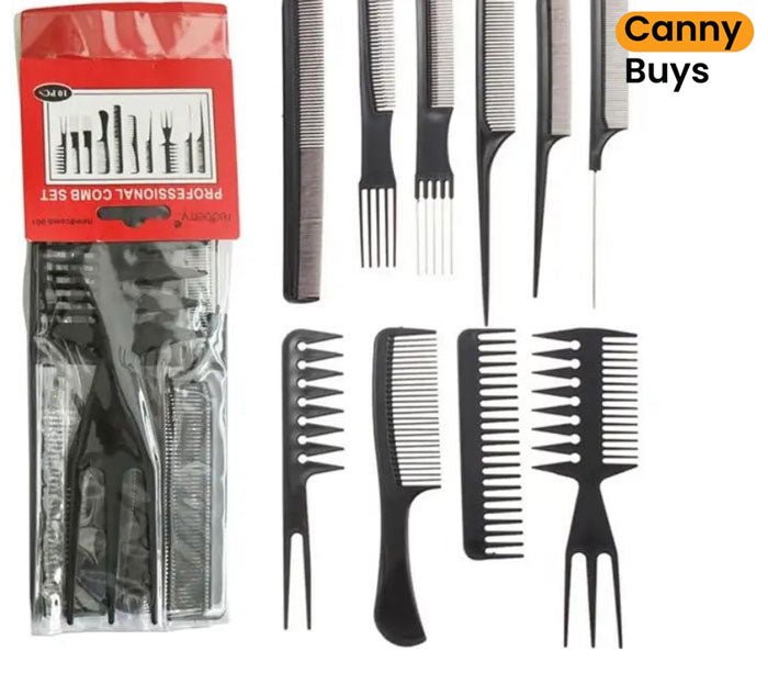 10 in 1 Professional Hair Comb Set - Image 2