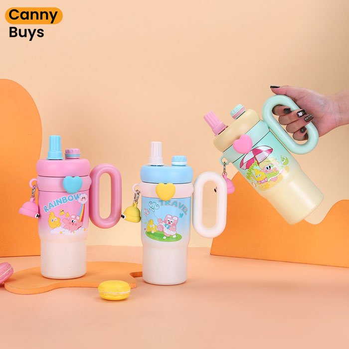 316steel 650ml Happy Rainbow Vacuum Cup - Image 3