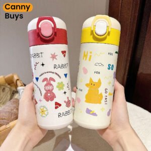 480ml Stainless Steel Insulated Cartoon Water Bottle