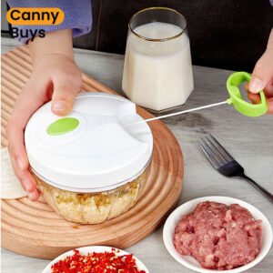 Manual Hand-Pull Vegetable & Garlic Grinder - Canny Buys