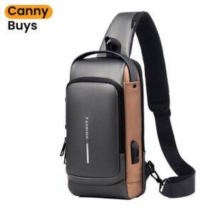 Cross Body chest Bag with USB Charging - Canny Buys