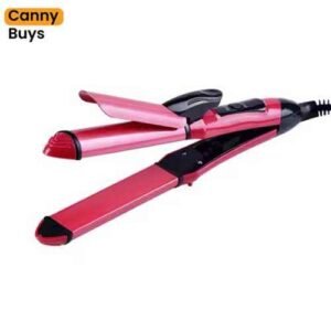 2-in-1 Hair Straightener & Curler in Pakistan - Canny Buys