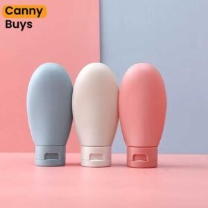 3-Piece Silicone Travel Bottles Set in Pakistan - Canny Buys