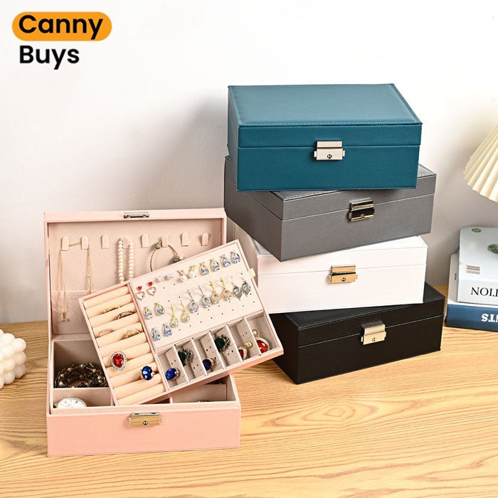 Double Layered Big Size Jewellery Box - Image 3