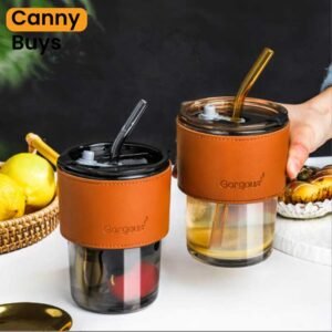 Glass Cup with Straw in Pakistan - Canny Buys