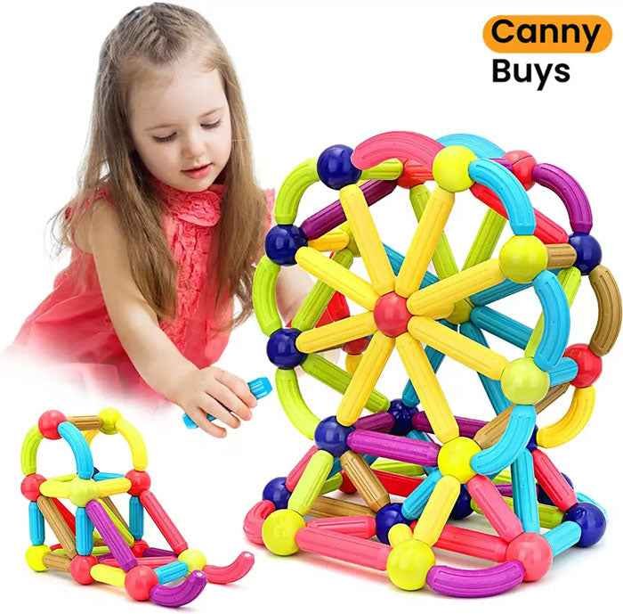 Magnetic Bar Toy 42 Pieces Set