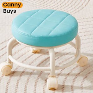 Mini Acrylic Moving Stool with Wheels - Canny Buys