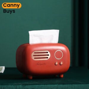 Retro Radio-Style Tissue Box - Canny Buys