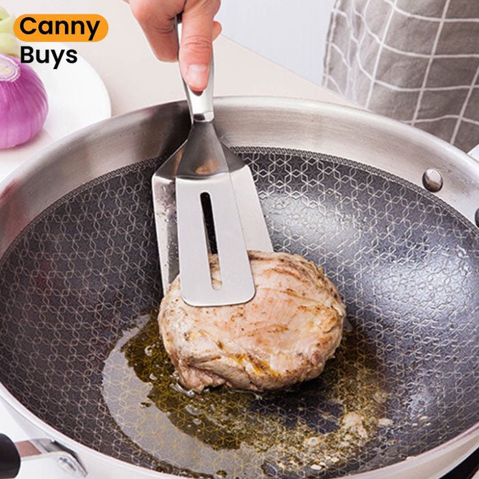 Stainless Steel Kitchen & BBQ Tong - Image 2