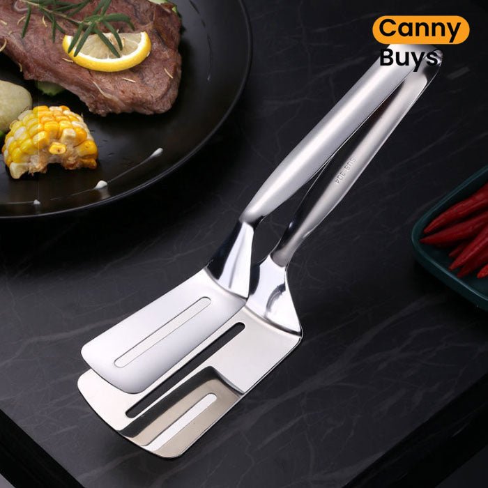 Stainless Steel Kitchen & BBQ Tong - Image 3