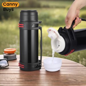 Stainless Steel Thermos Bottle Vacuum Large Capacity 2600ml with Cup
