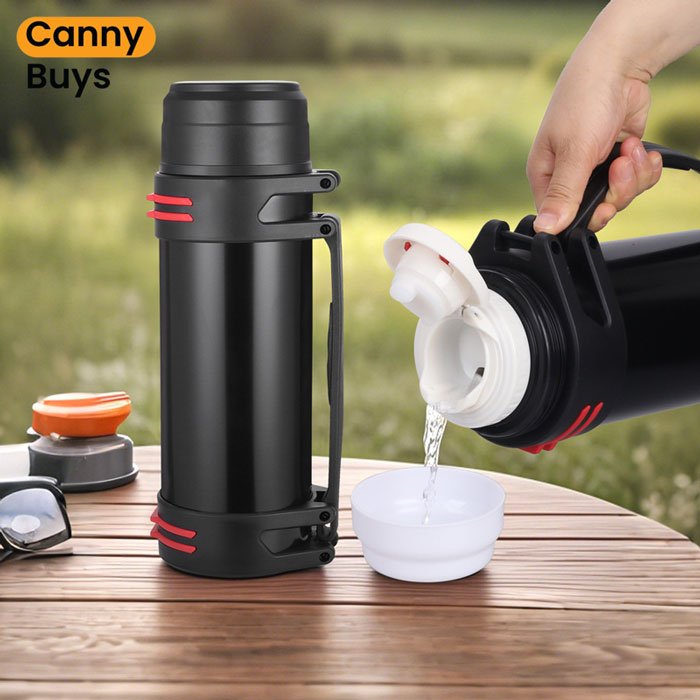 Stainless Steel Thermos Bottle Vacuum Large Capacity 2600ml with Cup