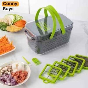 22-in-1 Multifunctional Vegetable Chopper – The Ultimate Kitchen Slicer & Dicer in Pakistan - Canny Buys