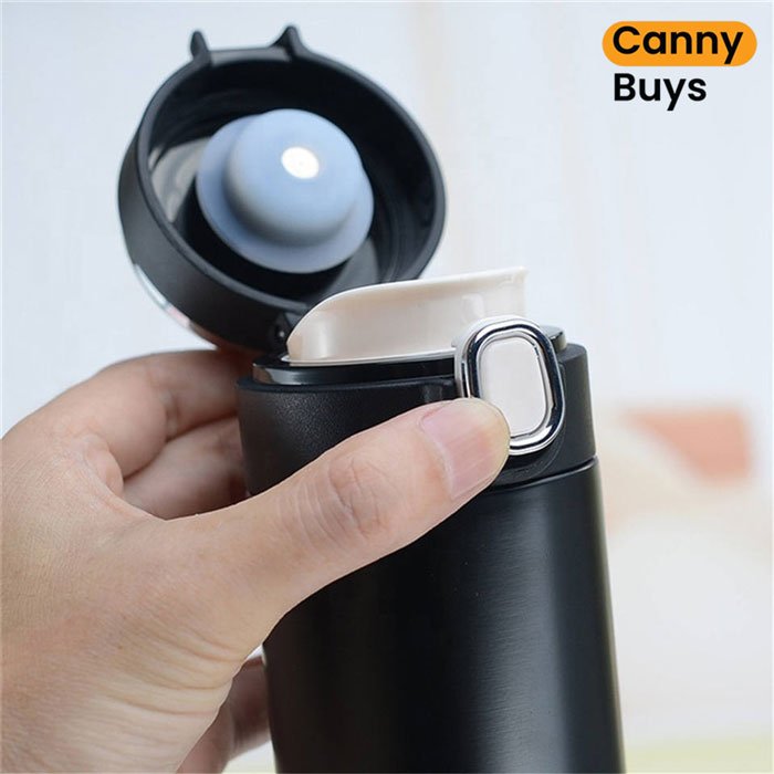 Sus 380ml Steel Insulated Thermos with LED Temperature Display - Image 2