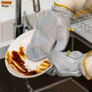 Steel Wire Dishwashing Glove ( Pack of 2 ) in Pakistan - Canny Buys