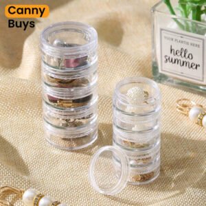 Transparent 5 Layer Jewellery Jar in Pakistan - Canny Buys