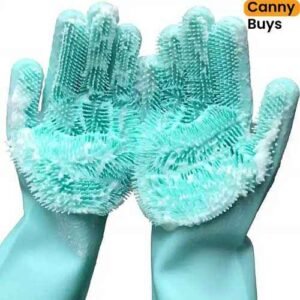 Multifunction Silicone kitchen cleaning gloves in Pakistan - Canny Buys