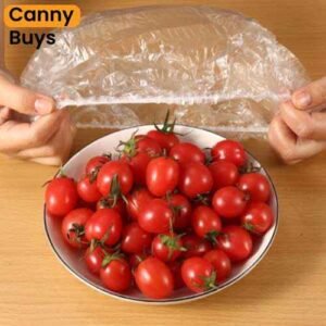 100pcs Disposable Elastic Food Bowl Covers in Pakistan - Canny Buys