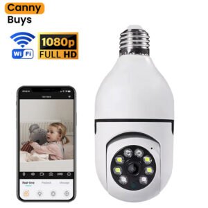 360° Wireless WiFi Light Bulb Camera in Pakistan - Canny Buys