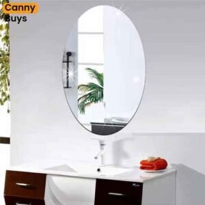 Flexible Self-Adhesive Oval Mirror Stickers in Pakistan - Canny Buys