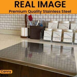 Canny Stainless Steel Cutting Board | Large Size (16 x 19 inches) in Pakistan - Canny Buys