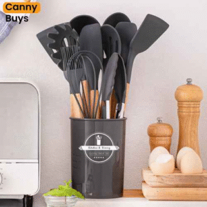 12-Piece Silicone Kitchen Utensil Set in Pakistan - Canny Buys