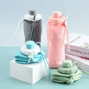 Foldable Silicone Water Bottle – Collapsible Design, BPA-Free Material